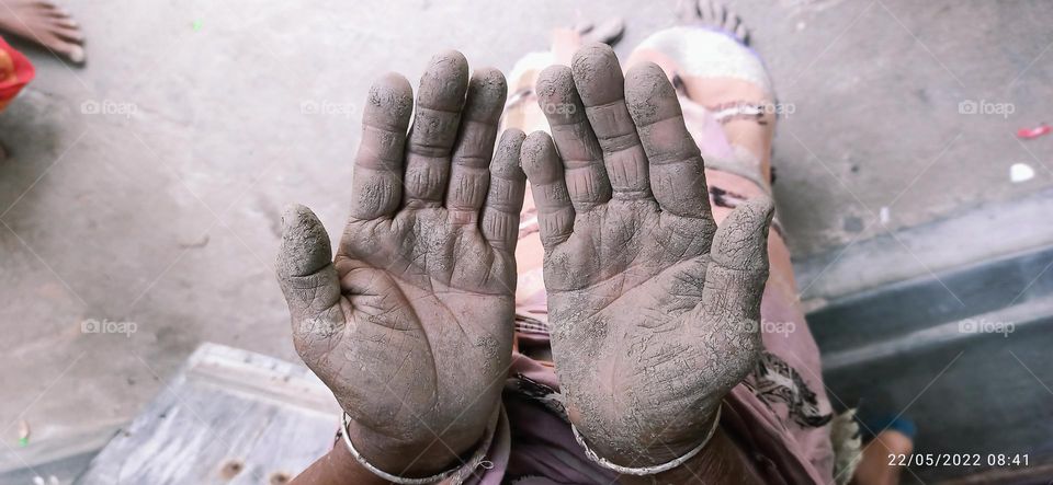 God must be for hands of poor