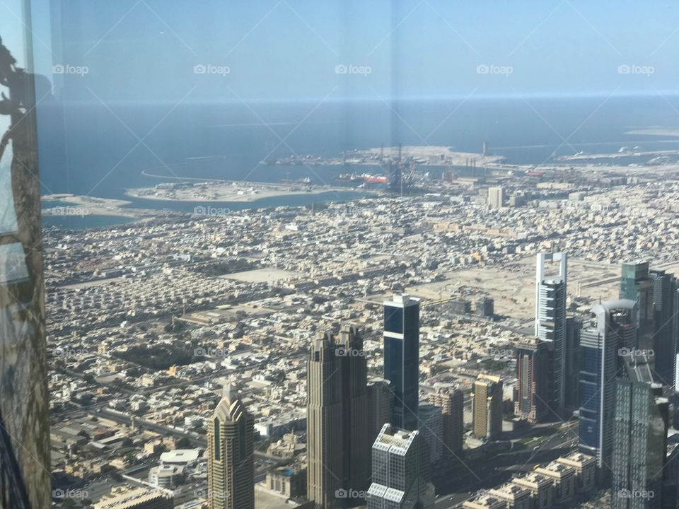 Downtown Dubai as seen from the top of the Burj Khalifa. £20.00