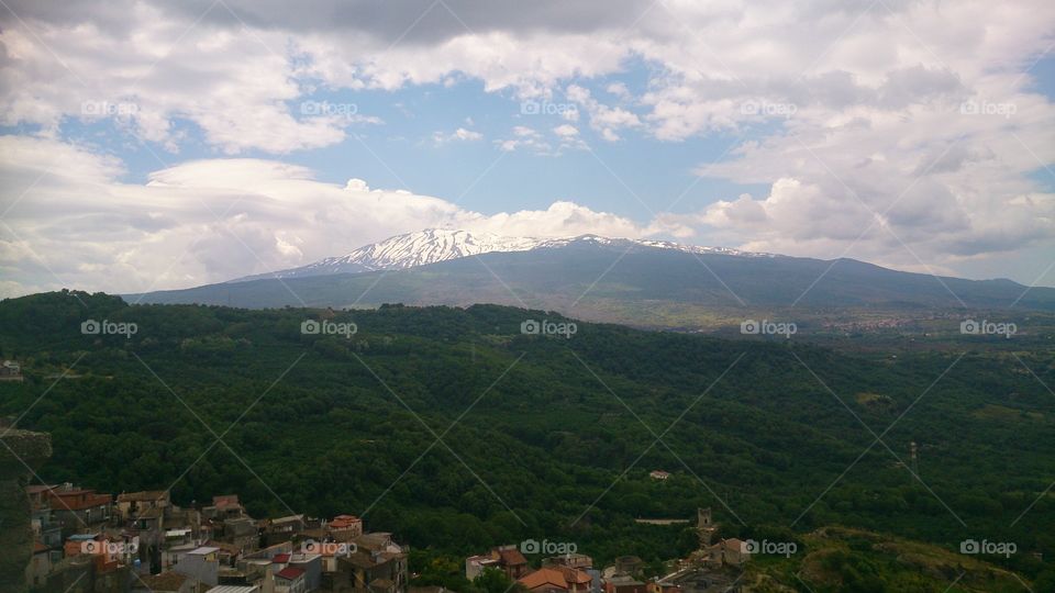 Etna. paesaggio naturalistico del parco dell'Etna