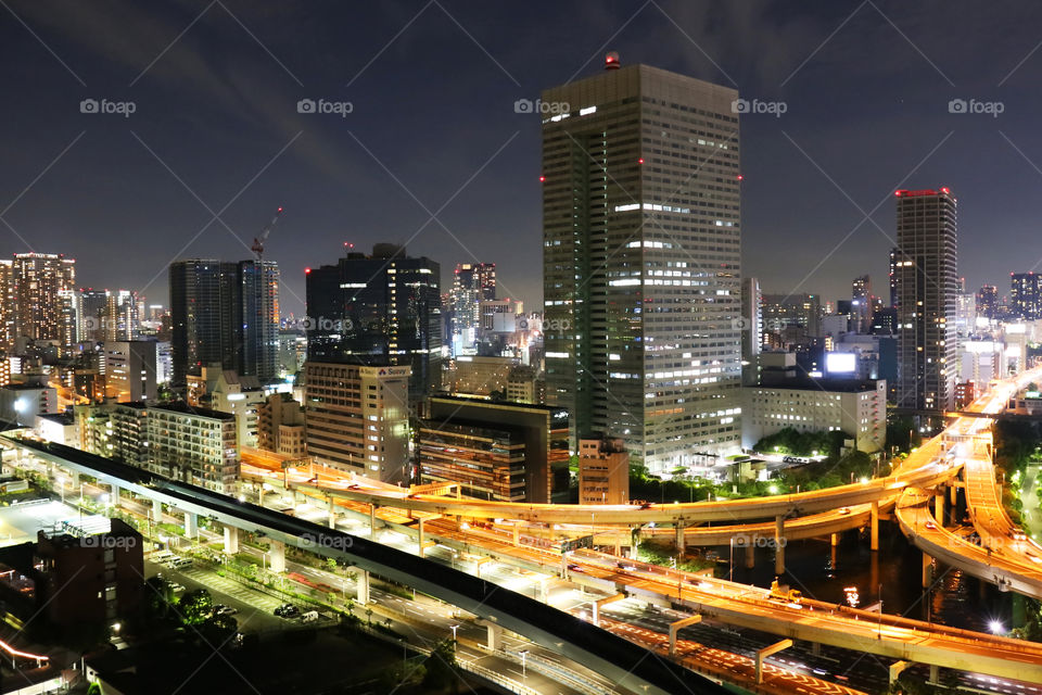 Japan. Night view