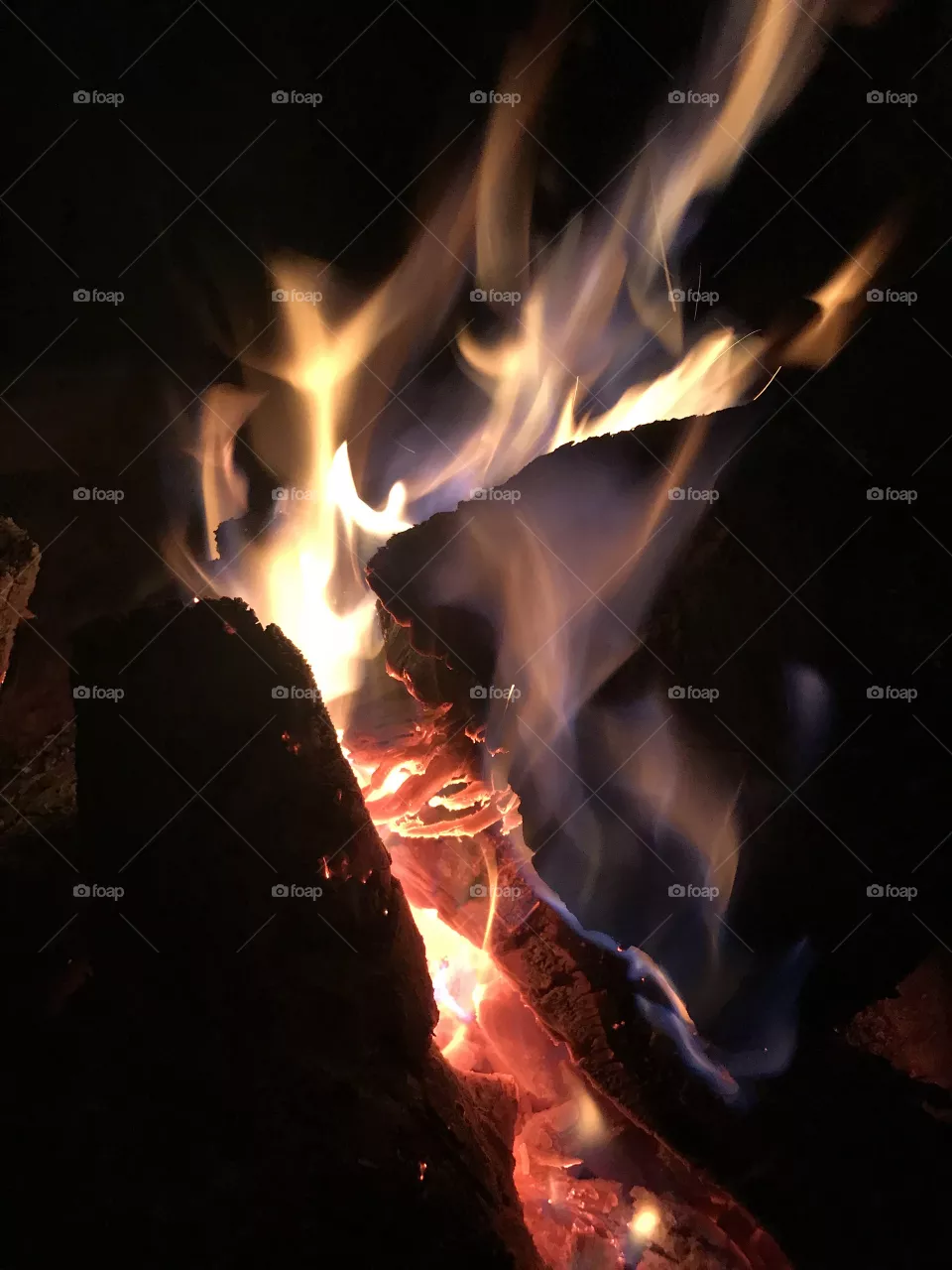 Blue flame