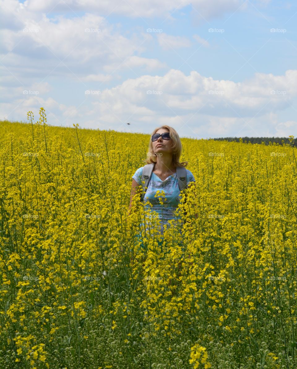 Field, Flower, Landscape, Hayfield, Nature