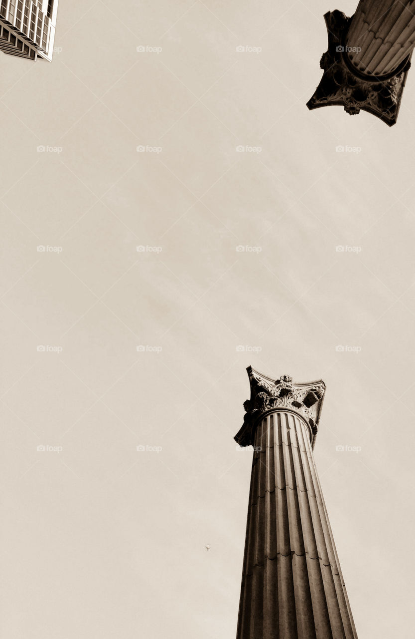 statues and sky