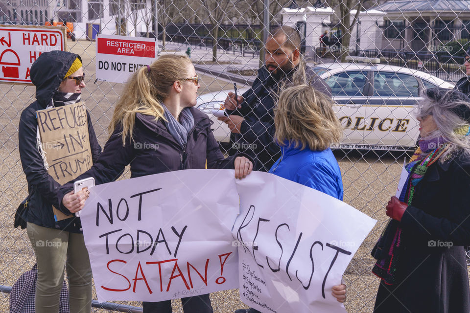 Donald Trump Muslim Ban Protest 