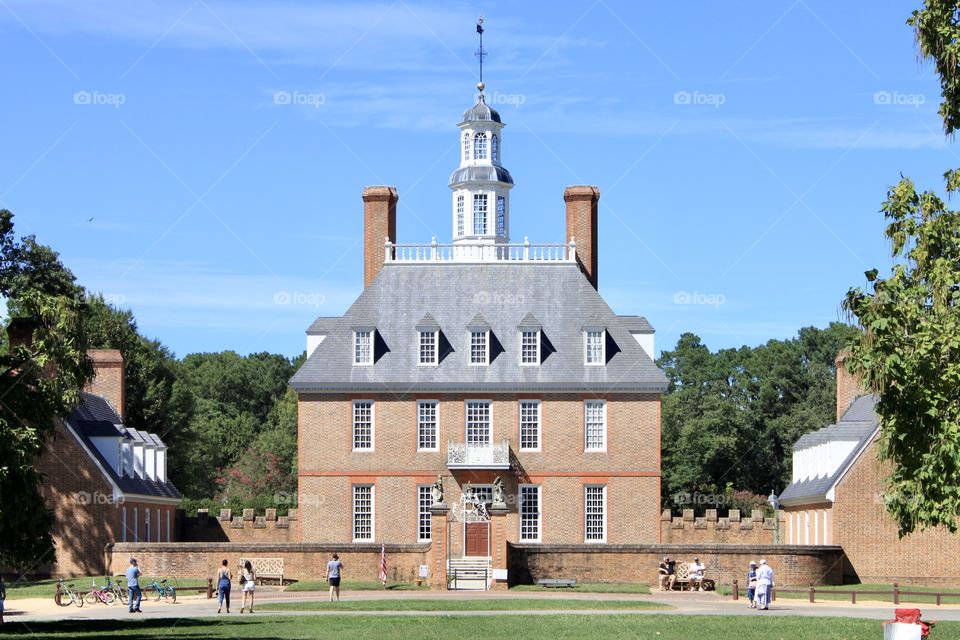 Governor's Mansion in Colonial Williamsburg