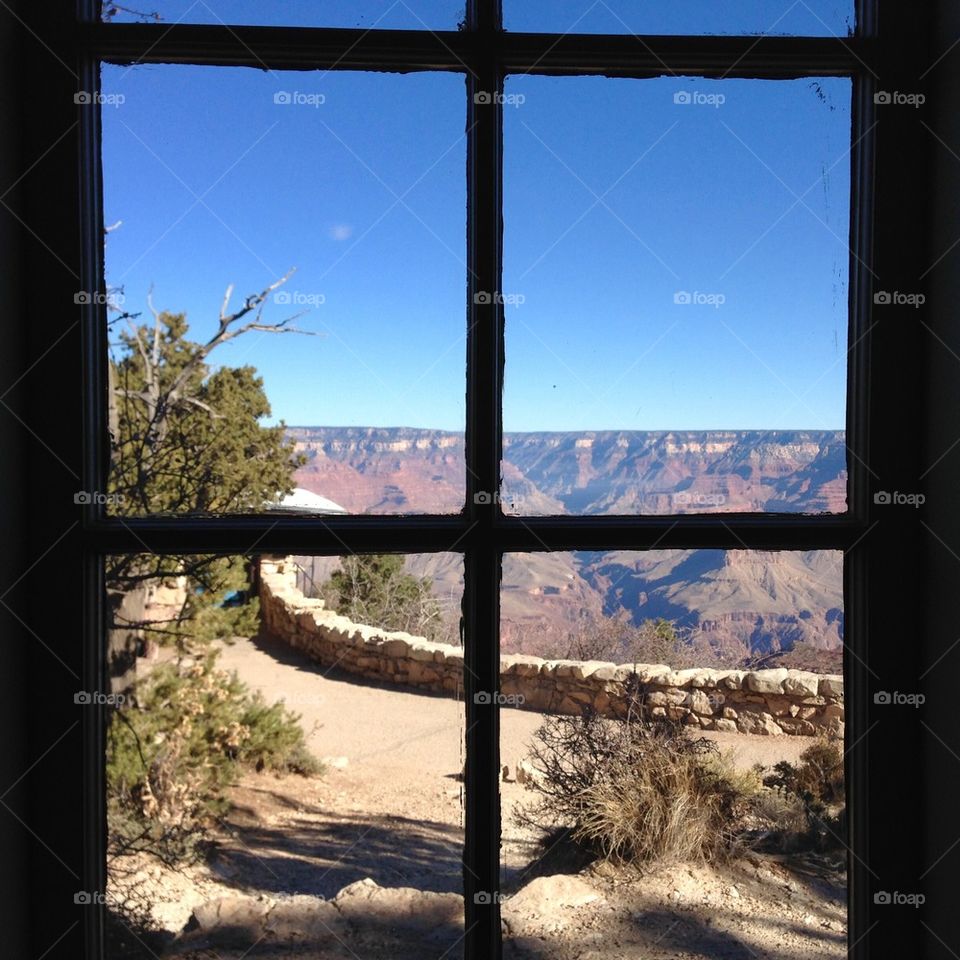View of Canyon from Window