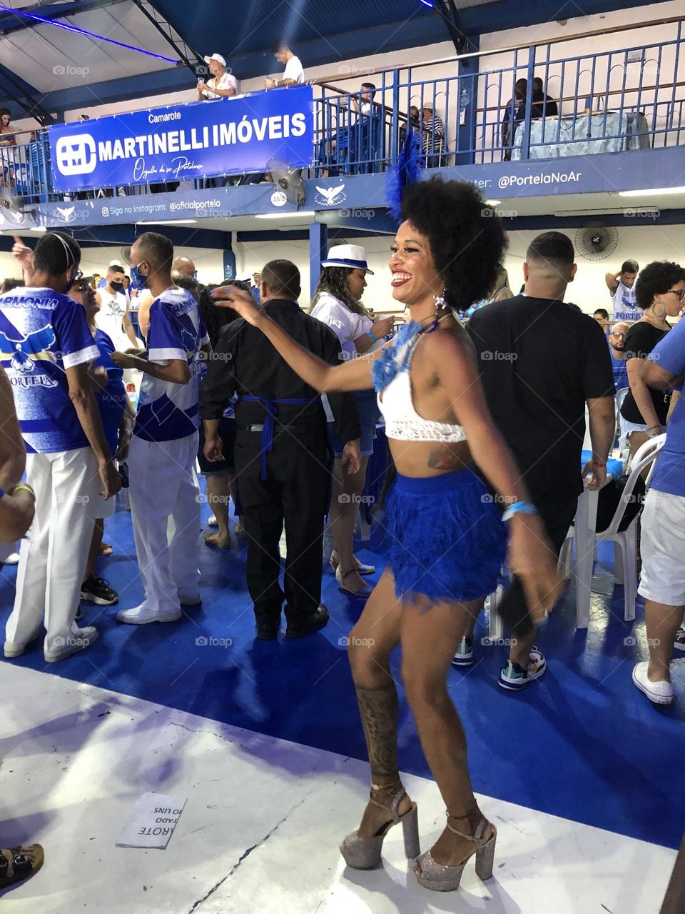 Carnaval. Portela. Rio de Janeiro. Brasil.