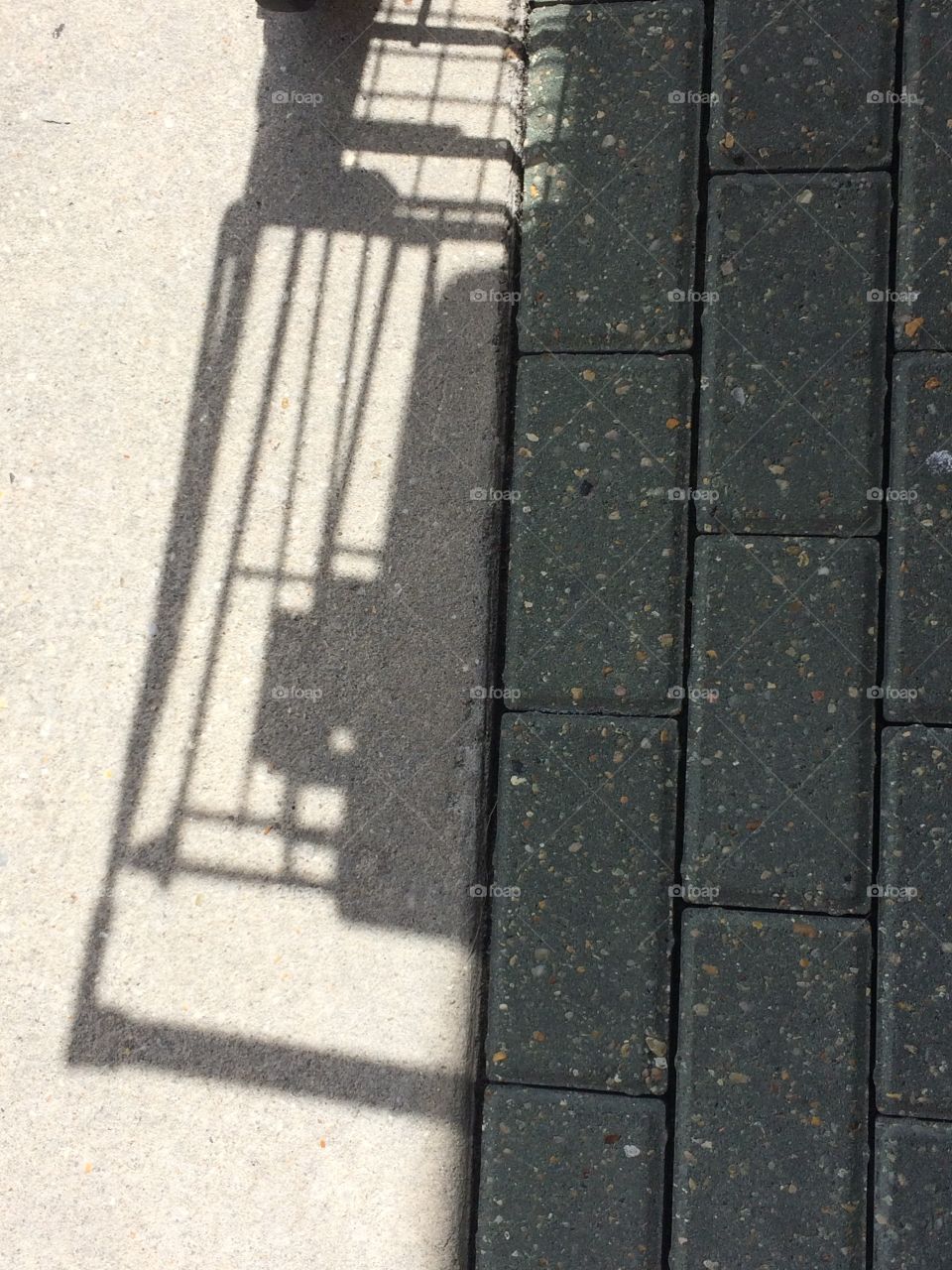 Sidewalk shadow