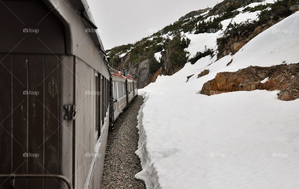 Train through Alaska 