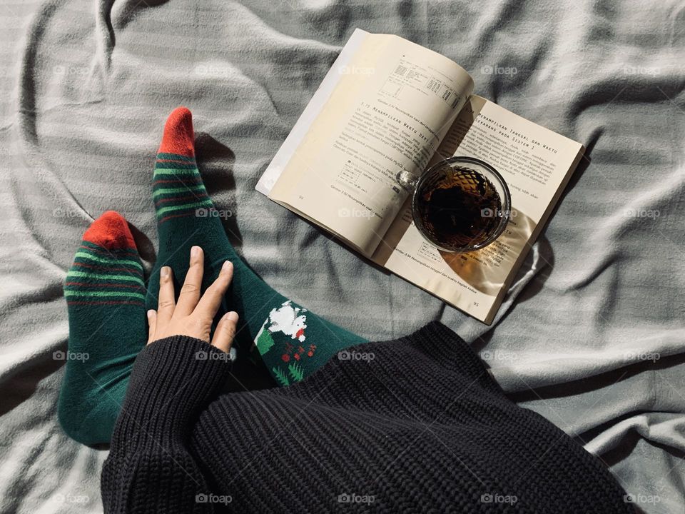 drink jasmine tea in winter