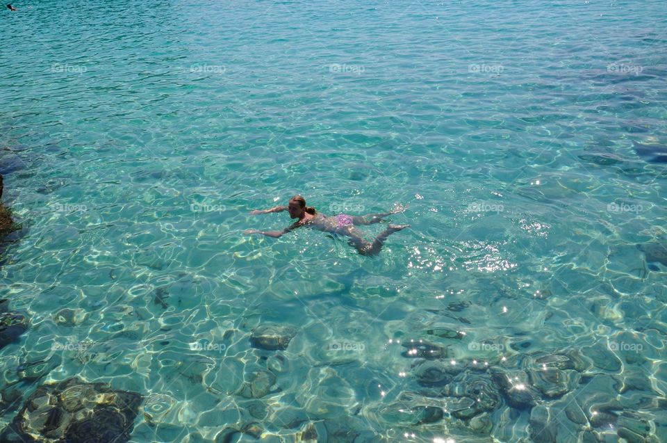 Swimming on the Balearic 