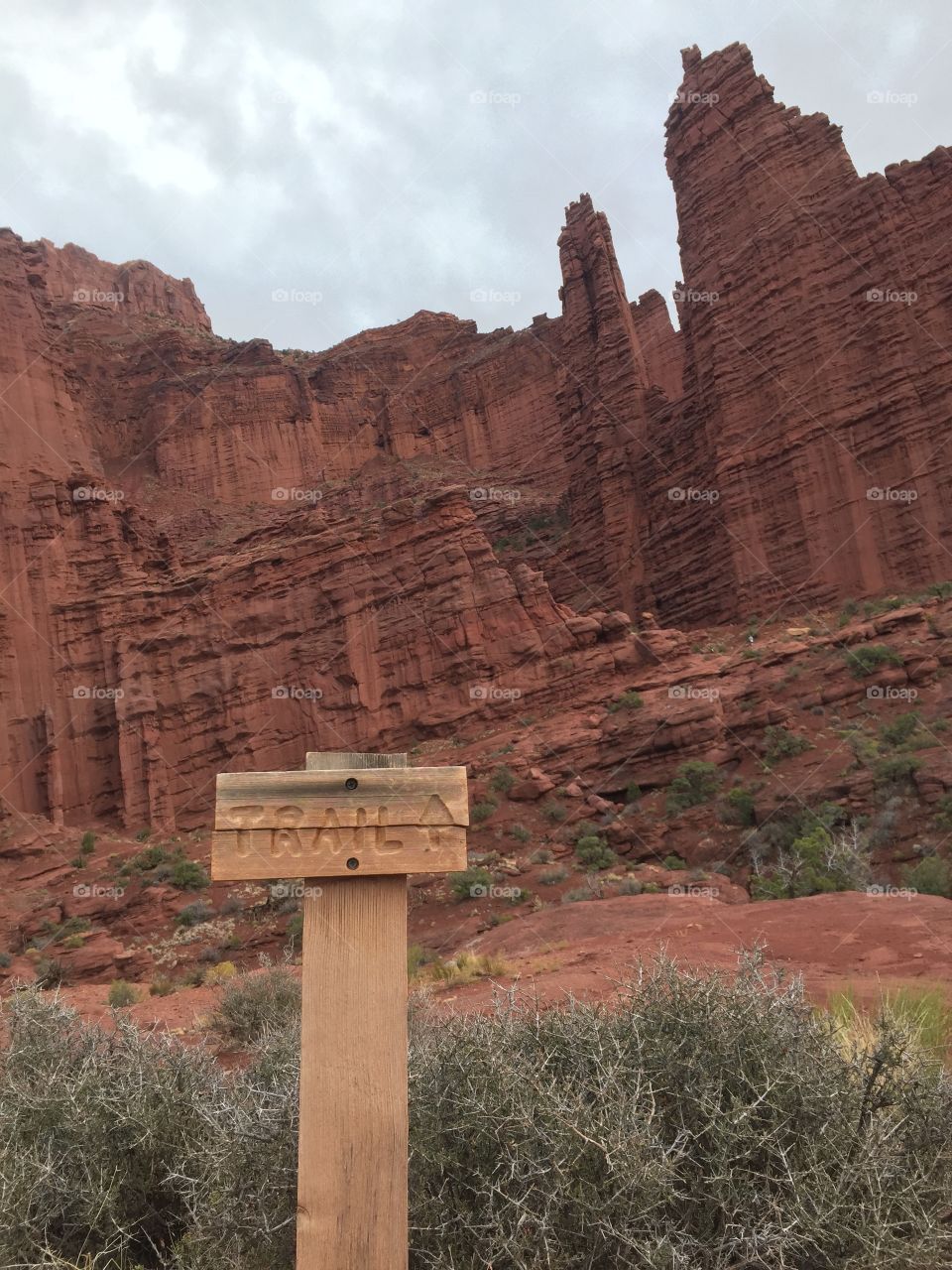 Trail in Moab