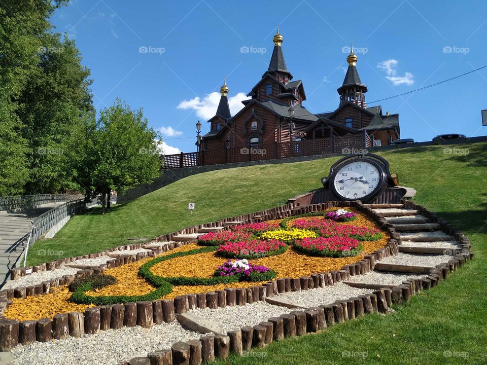 wooden church on the hill