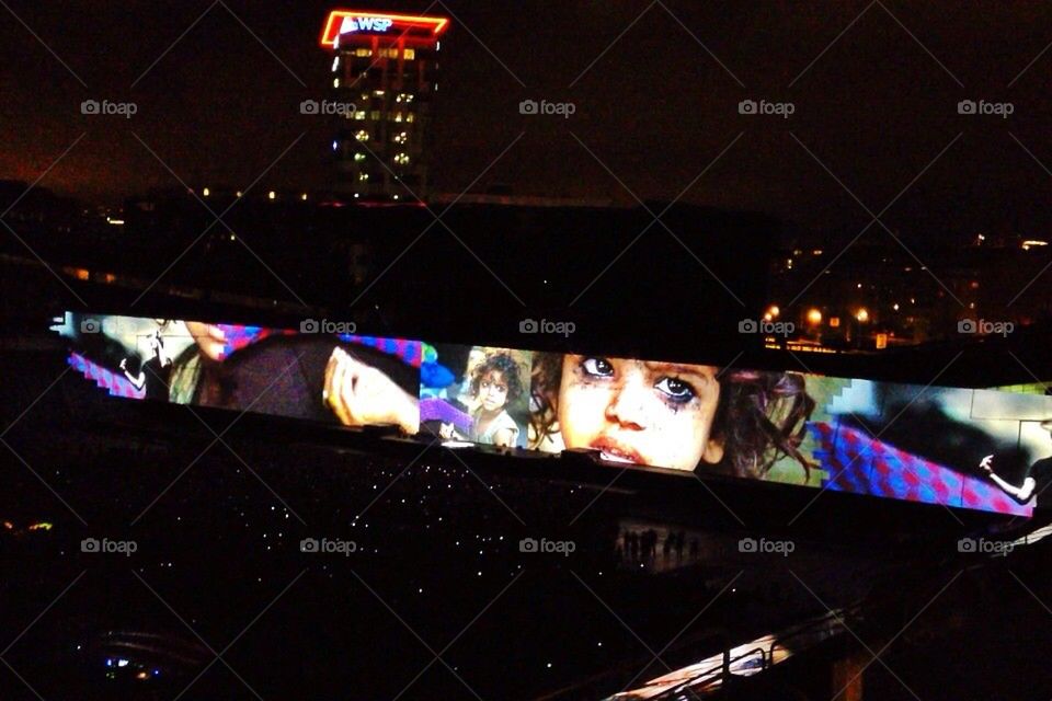 Roger Waters, The Wall at Ullevi,Gothenburg.