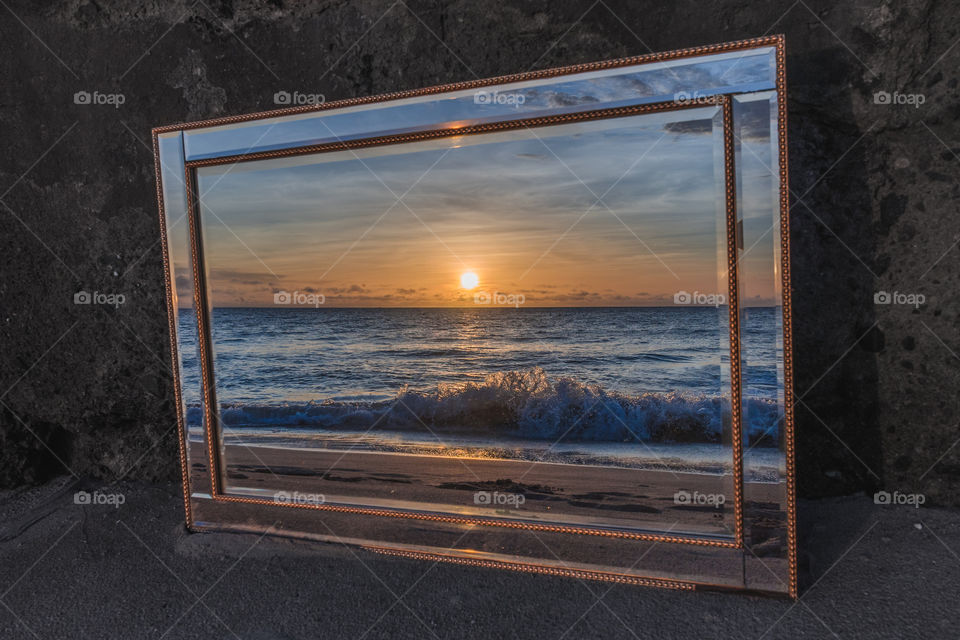 Framed Sunset