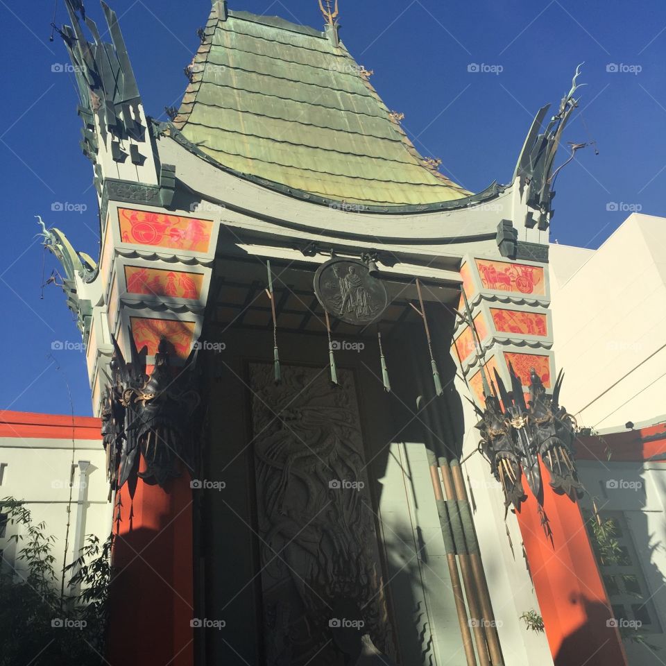 TCL Chinese Theatre. Taken in front of the TCL Chinese Theatre in Hollywood, CA. 