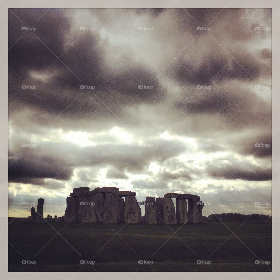 Storm at Stonehenge 