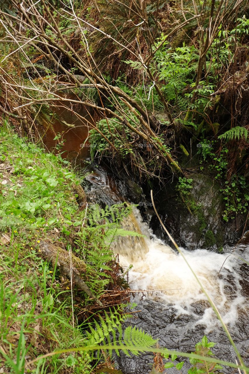 Small waterfall, perfect spot for relaxation  and photography