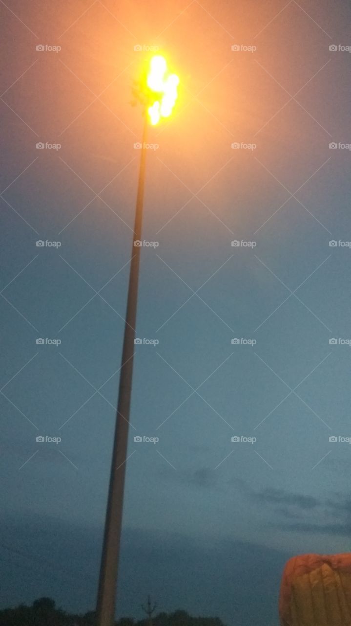 the top hight light tower