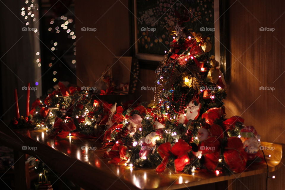 Christmas, Winter, Celebration, Gold, Decoration