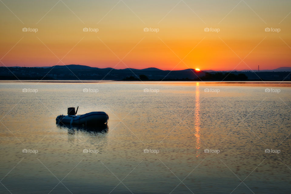 Sunrise, island Pasman, Croatia