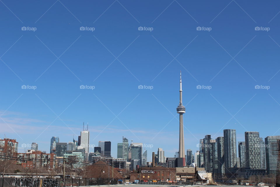 Toronto CN Tower Skyline Canada