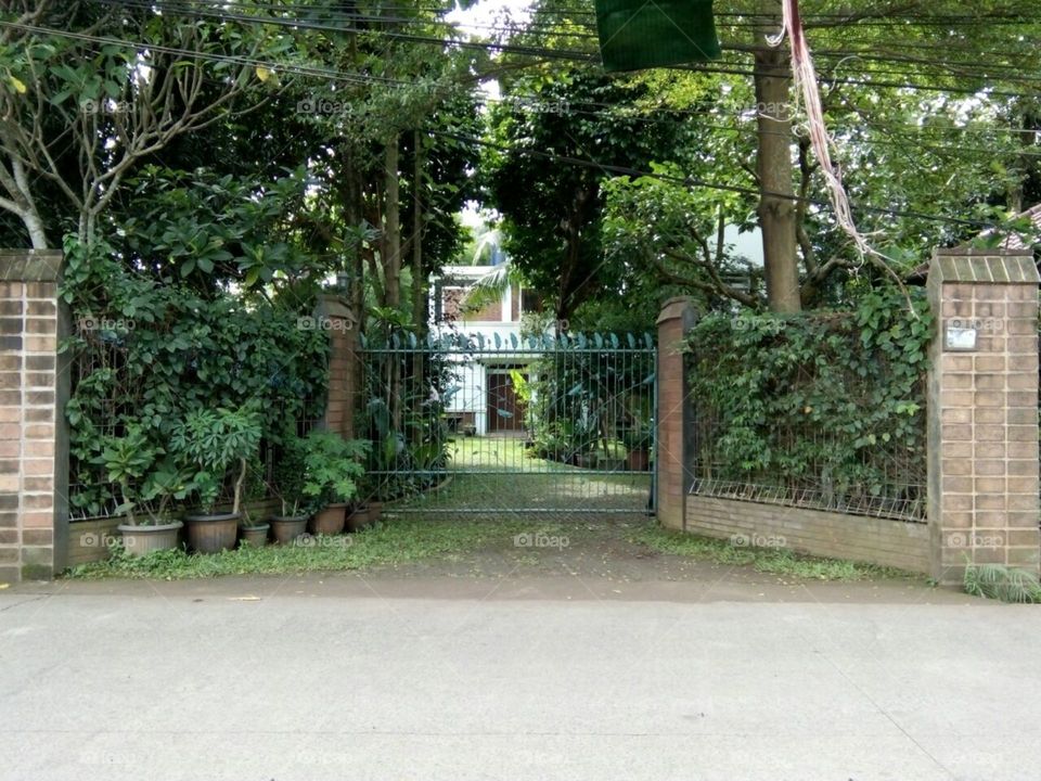 the gate