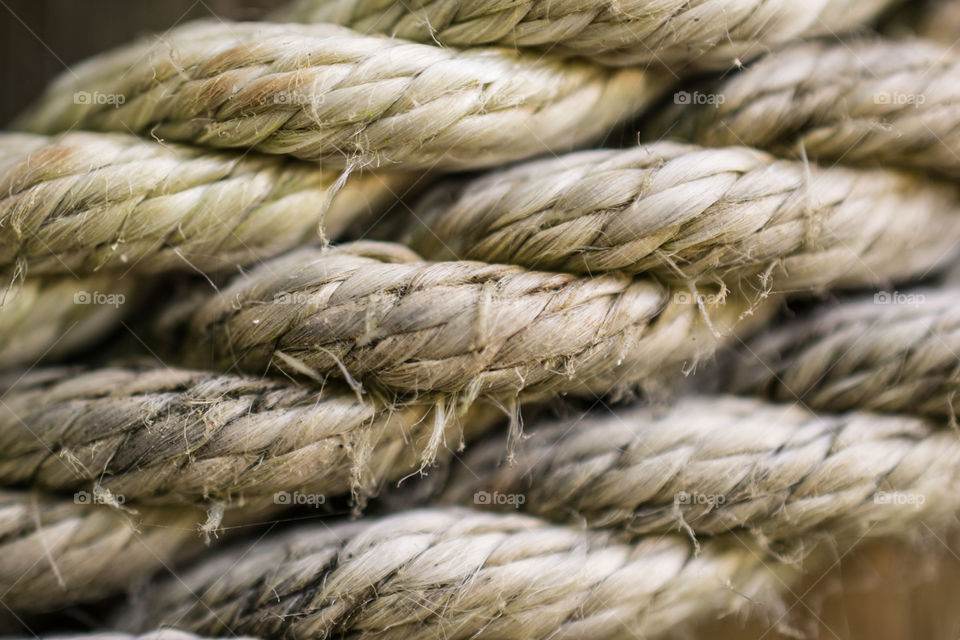 Close Up Rope Texture