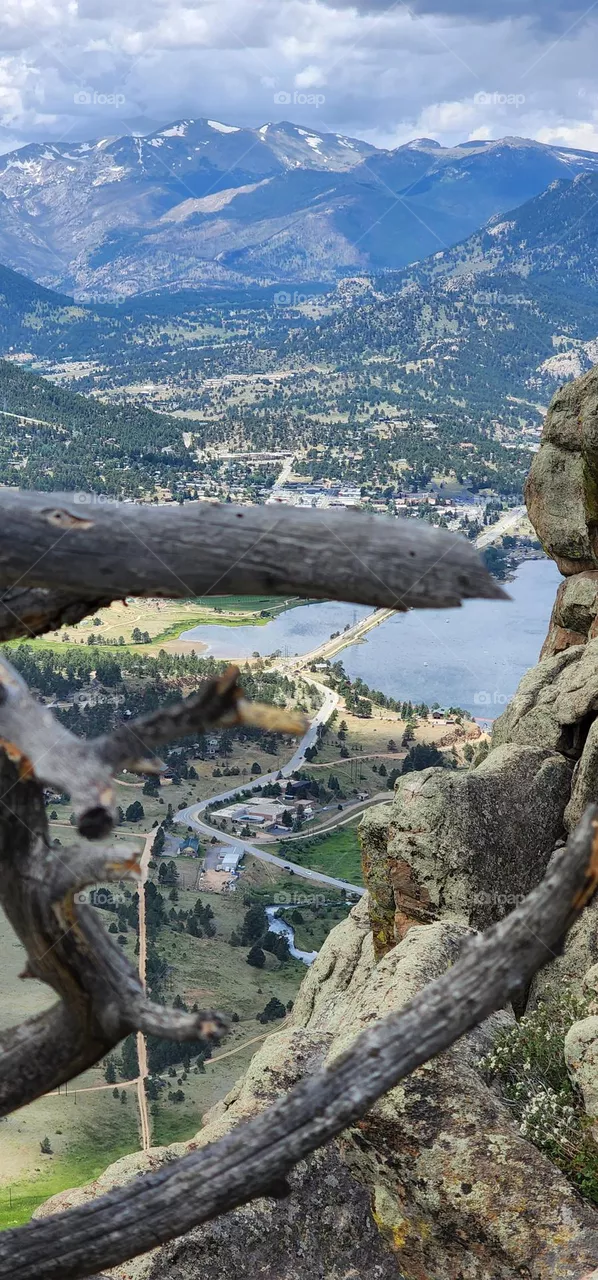 Above Lake Estes
