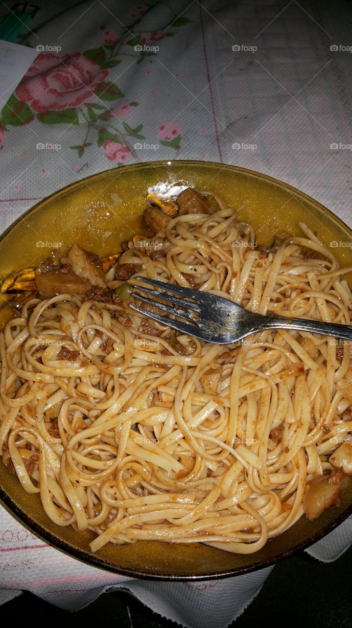 pasta @night.. yummy
