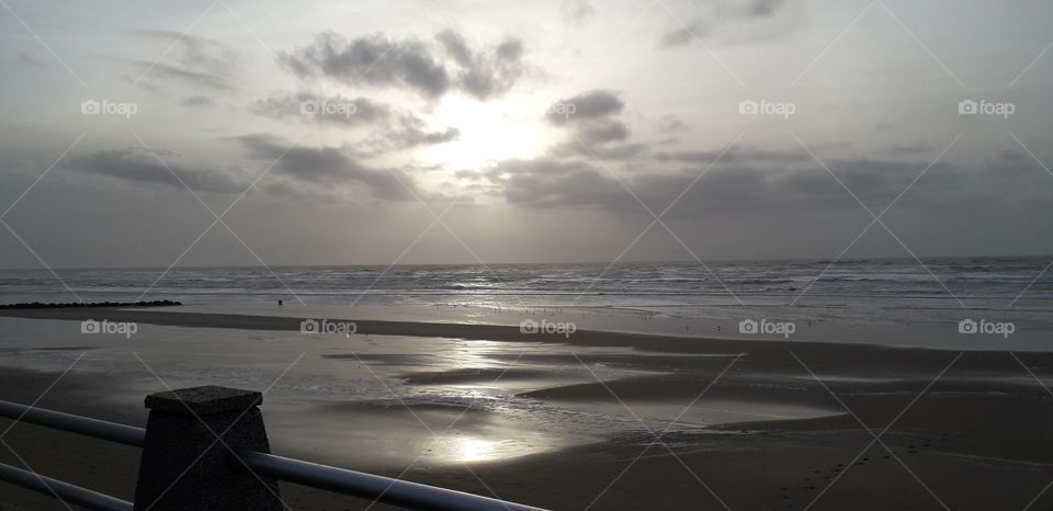 couché de soleil à merlimont