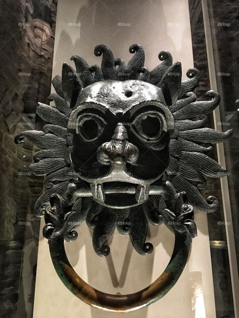 The Sanctury Knocker Durham UK ... This door knocker is the original that used to hang on Durham Cathedral’s North Door ... fugitives In the Middle Ages could use the knocker to summon a watchman to gain 37 days sanctury to choose a trial or exile 🇬🇧