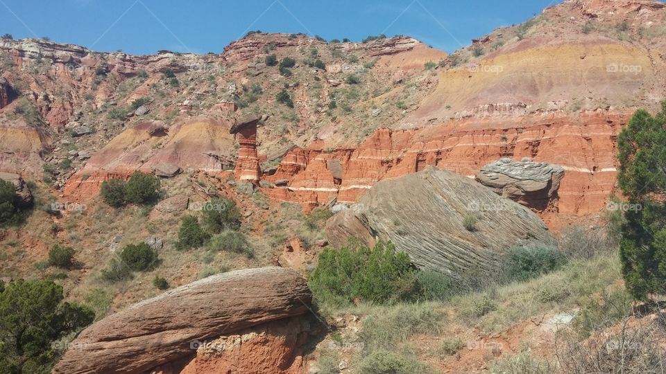 canyon rock on rock