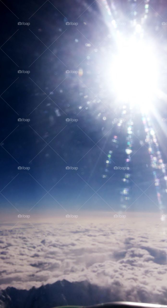 View from the airplane window