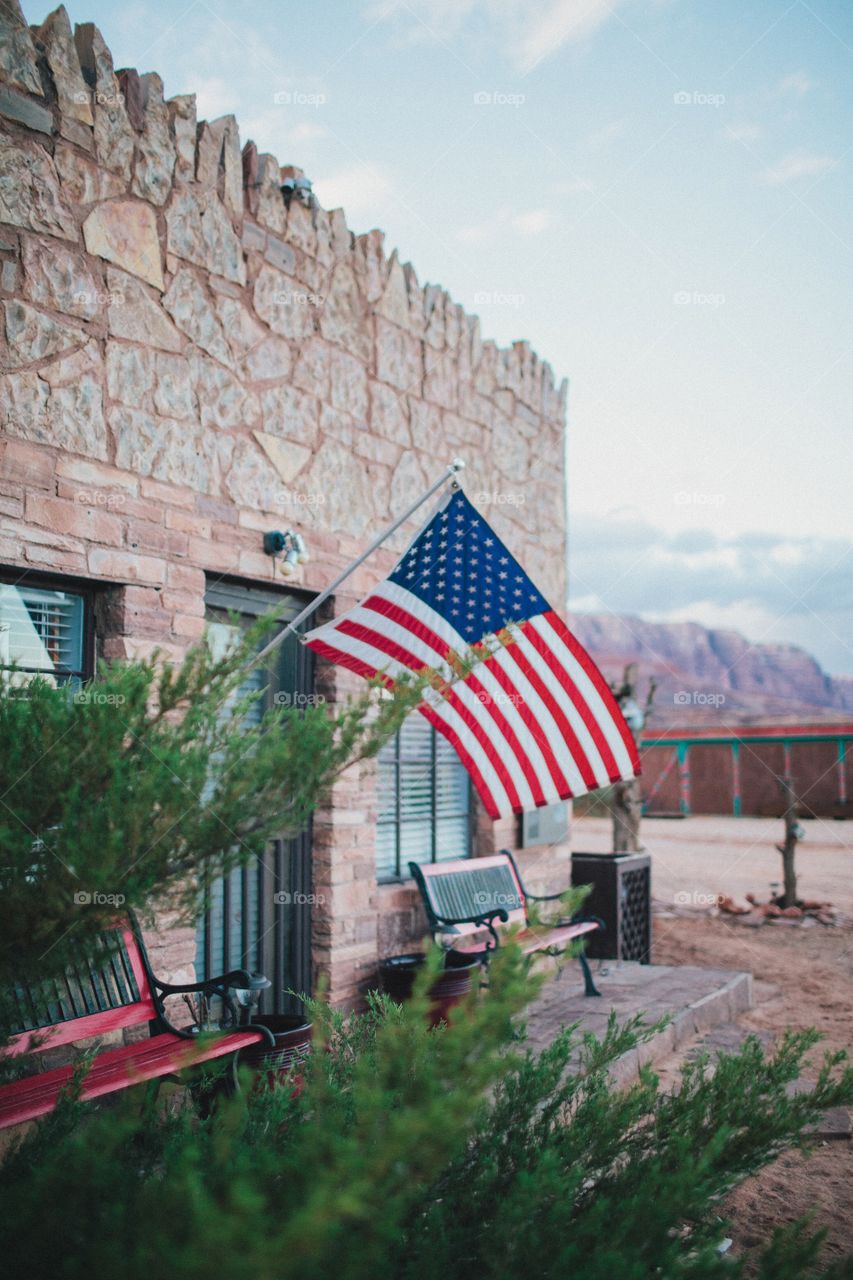 Vermillion Cliffs hotel. It burned down a year or so after we stayed there. 
