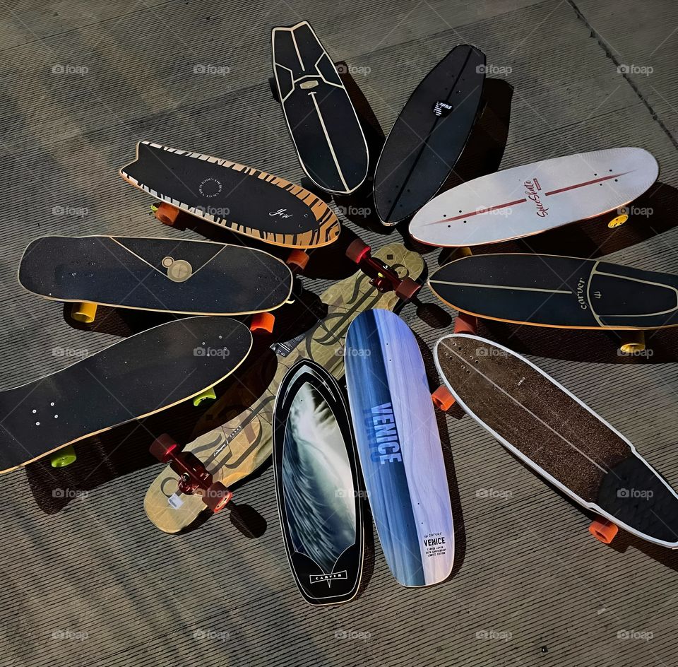 skateboard with the gang