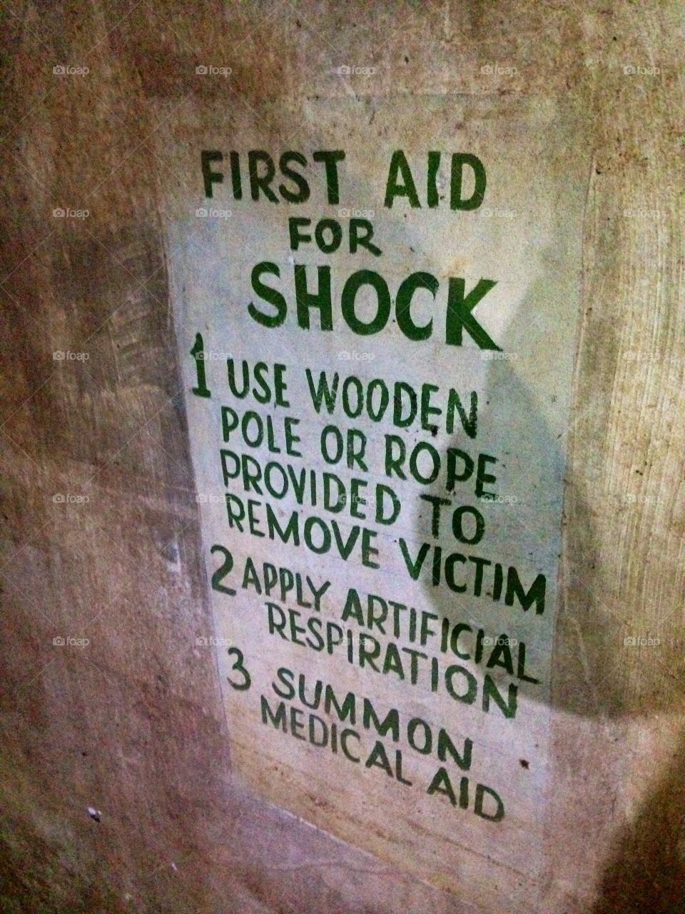Warning sign I found while in an old abandoned rocket silo. 