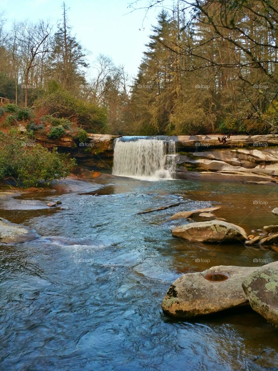 Waterfall on the French Broad River