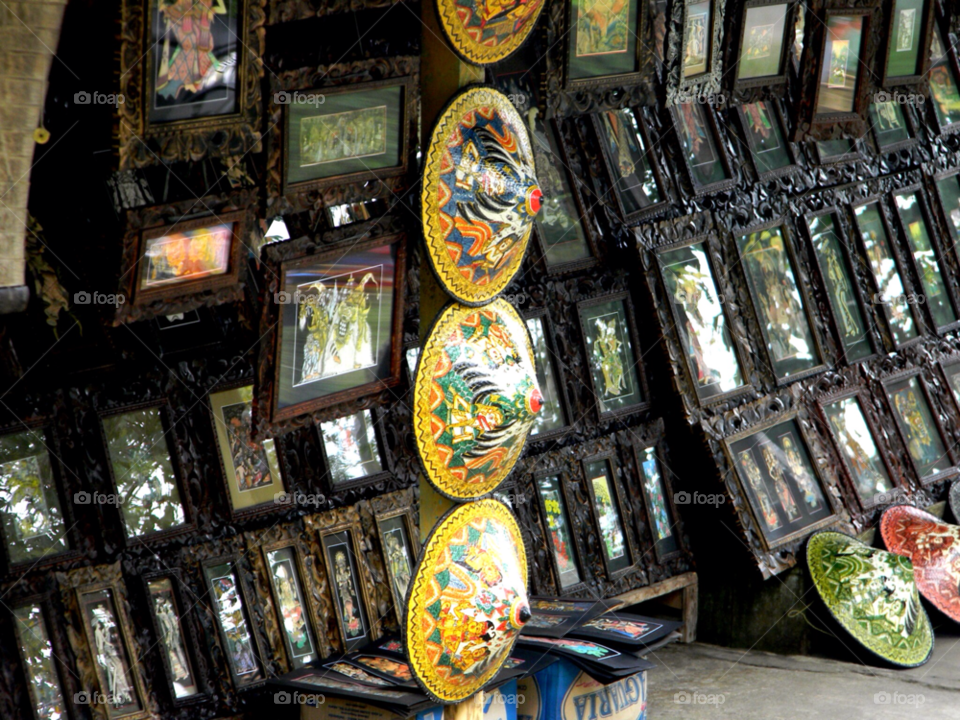 straw painted bali indonesia by brunhilda