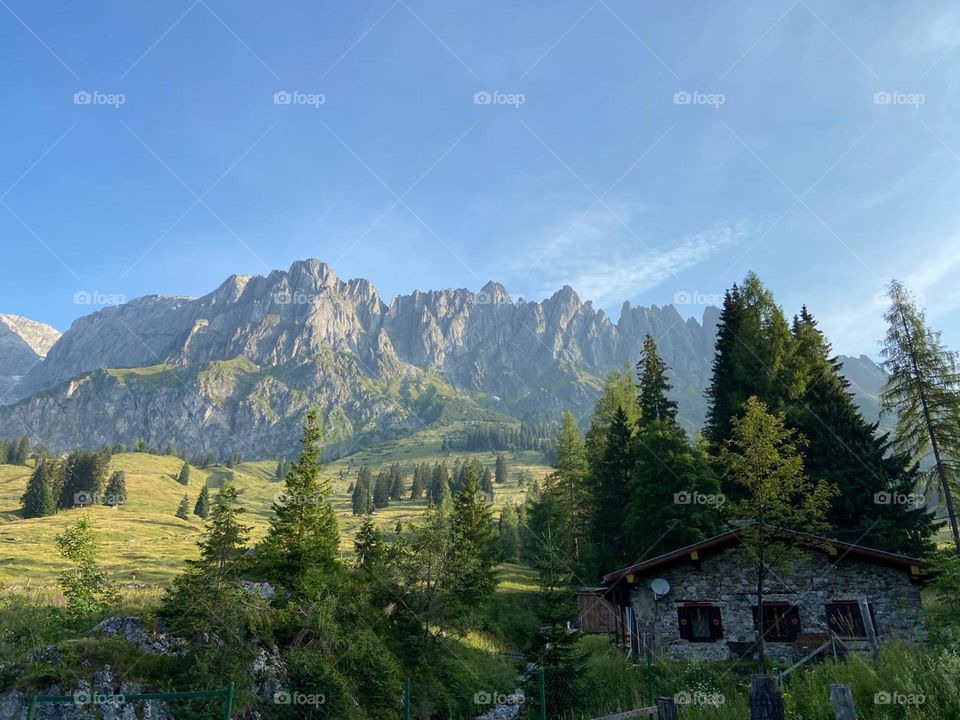 Sunny on the mountain