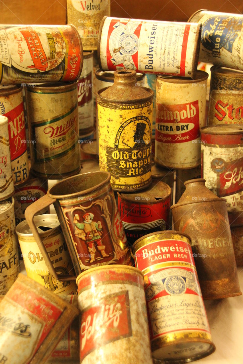 Beer can collection
