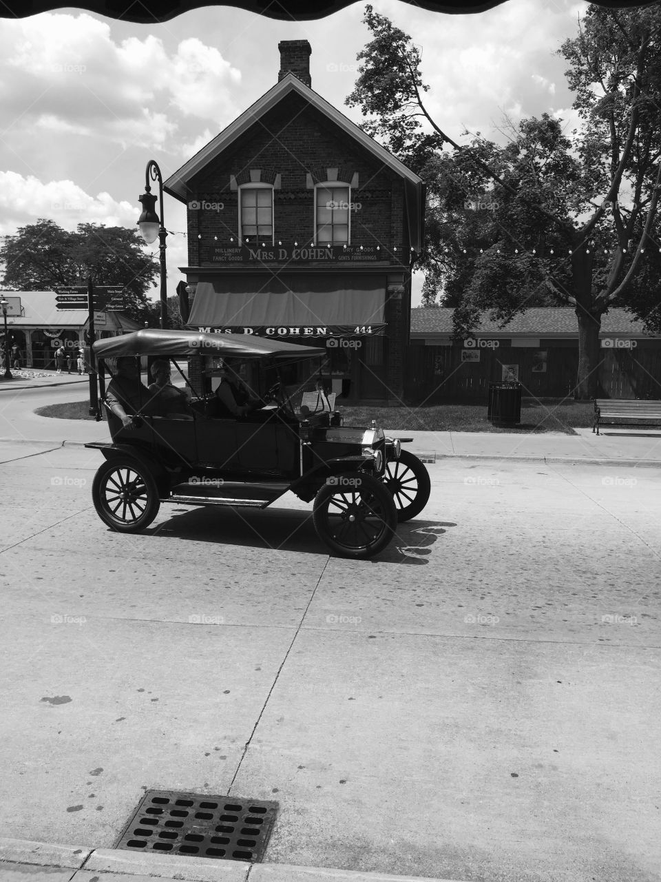 Old antique Ford car 