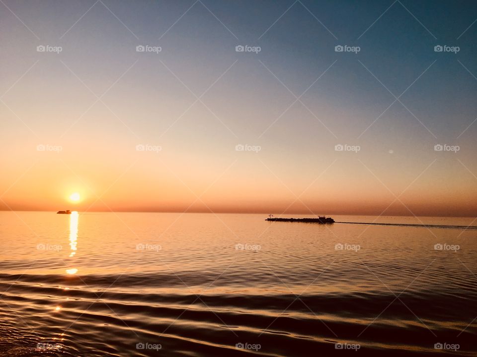 Sonnenuntergang Ijsselmeer