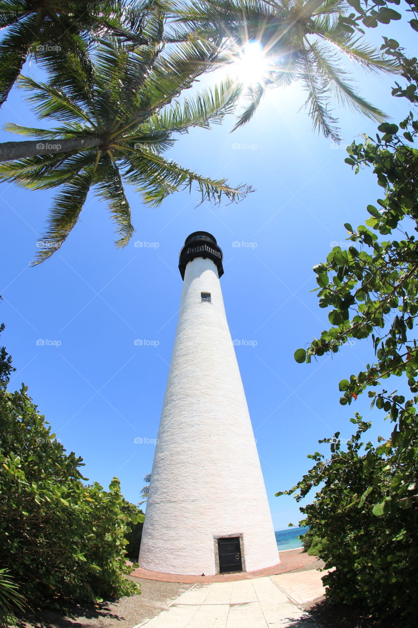 Key Biscayne Lighthouse. Cape Florida Lighthouse