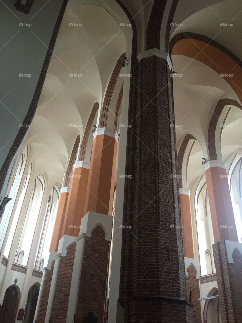 Arches in a church