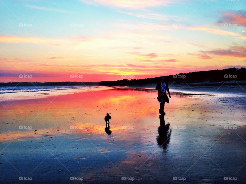 man and his dog. chad and pepper