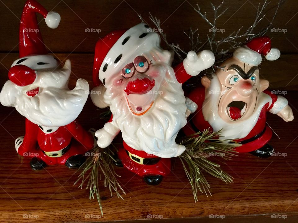 Comical Santas