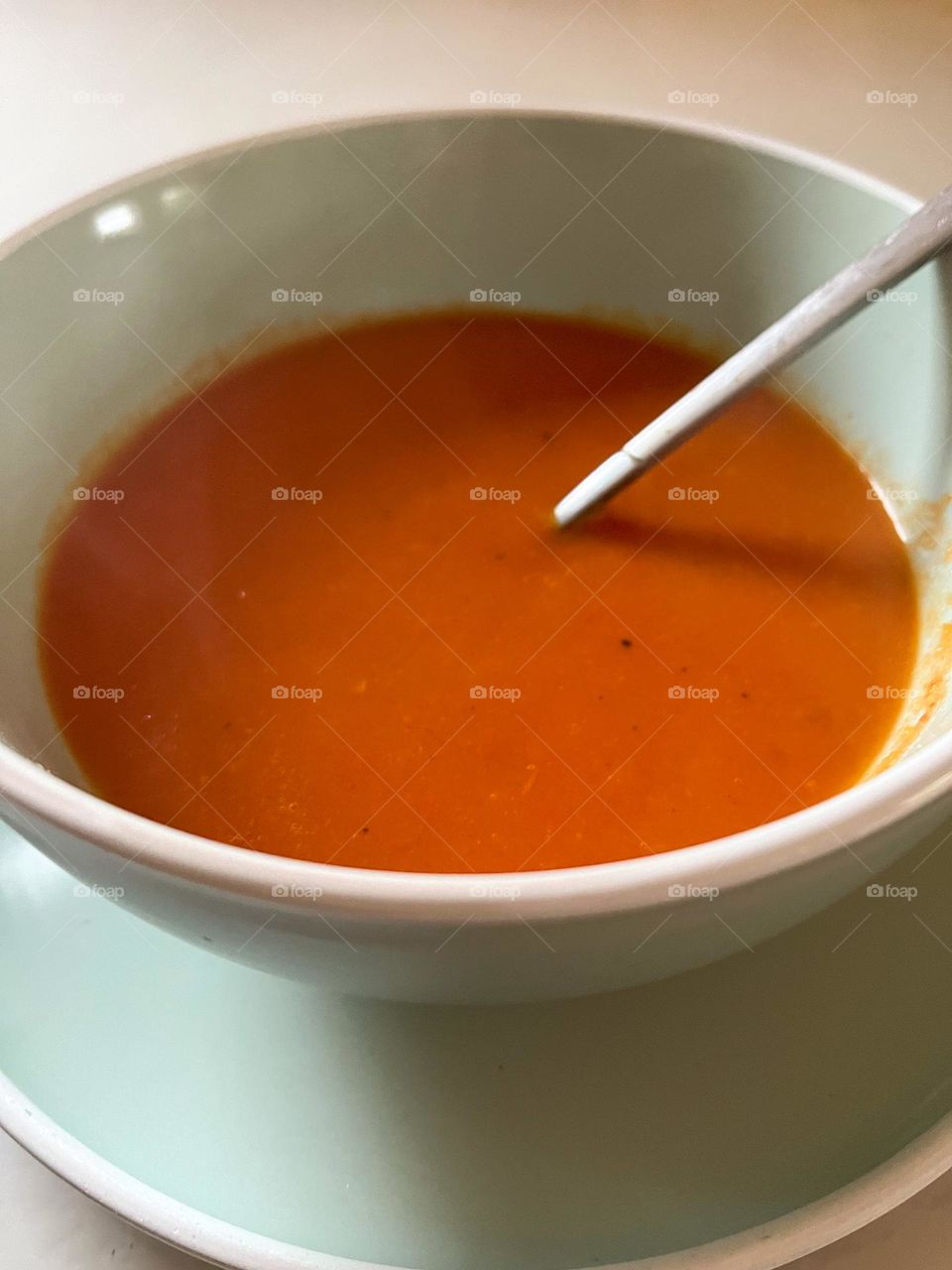 Soup season - Roasted tomato, pepper and garlic 