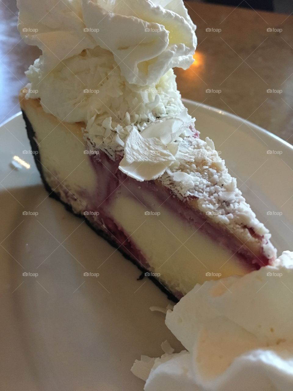 White Chocolate Raspberry Cheesecake 