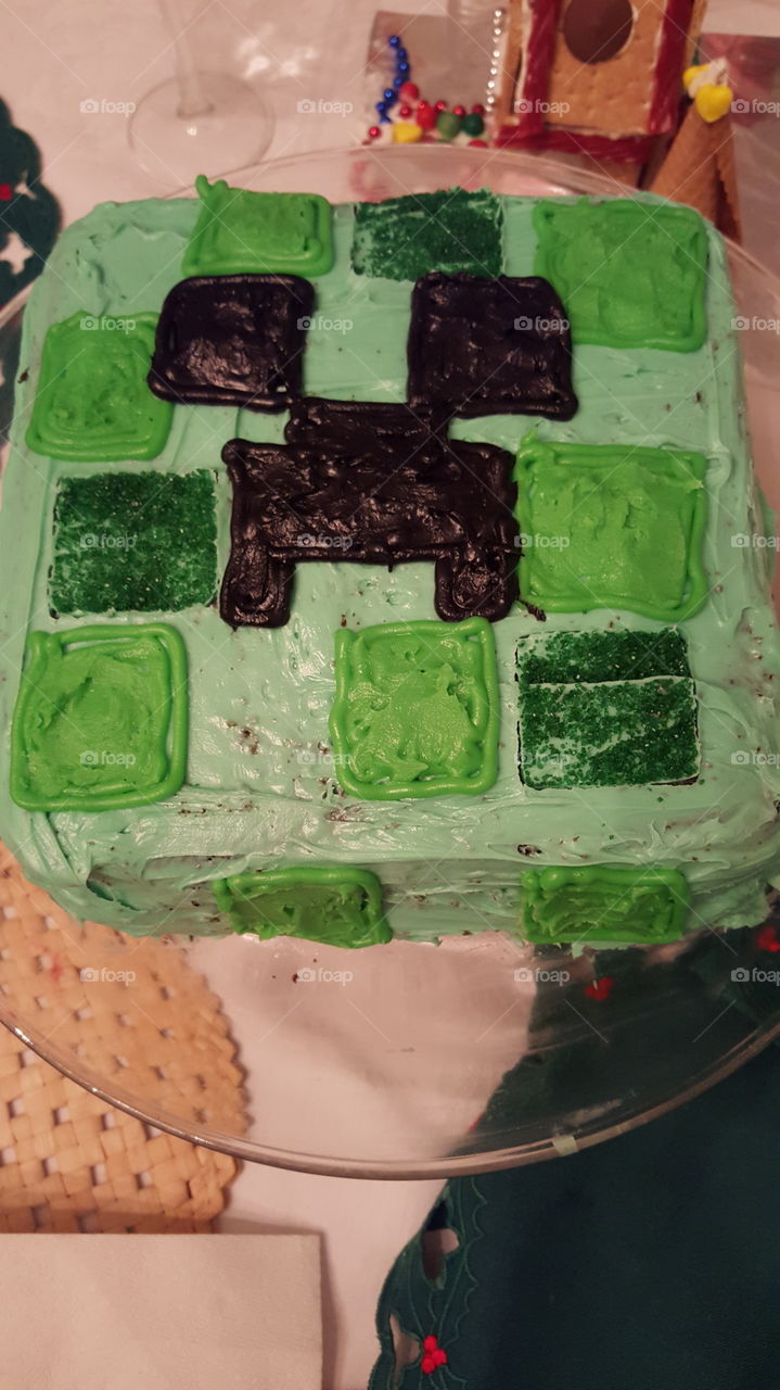 minecraft cake